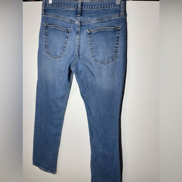 Old Navy Jeans Boot Cut Slim Blue Medium Wash Casual Mens Size 28x30 - Picture 8 of 9